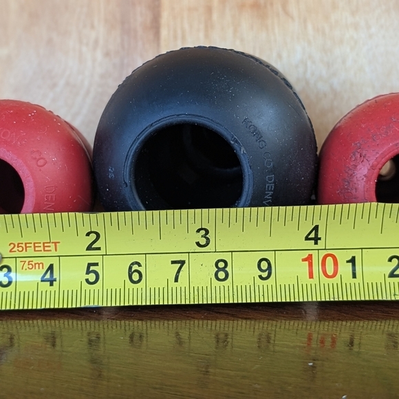 Kong Trio Dog Toy Set - Red and Black - Picture 4 of 4